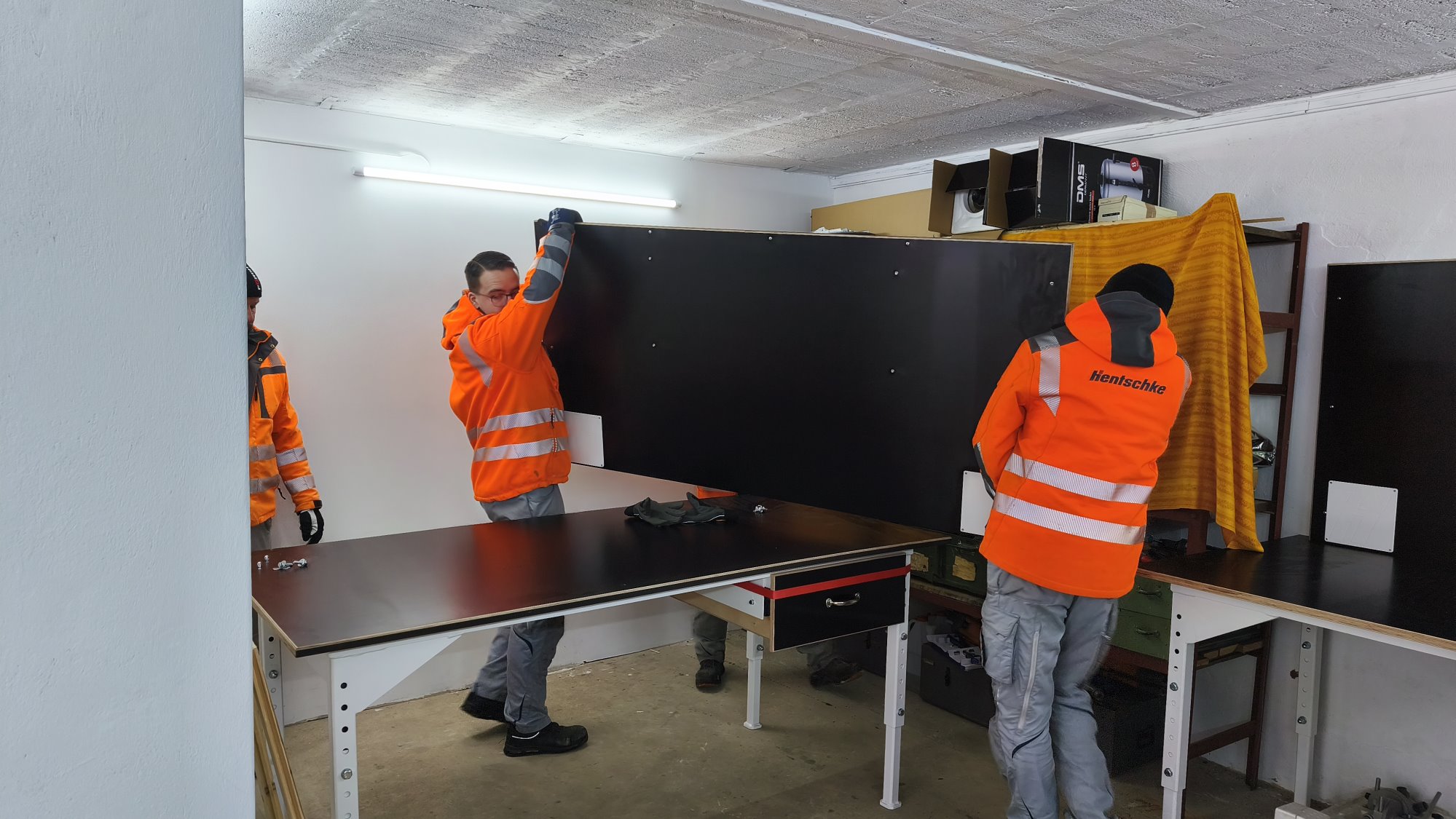 Werkbänke für die Sternwarte